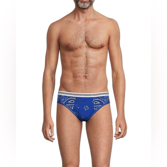 VERSACE Paisley Print Brief - Picture 1 of 7